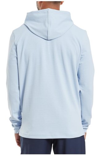 FootJoy Ottoman Jacquard Hoodie pánská mikina, skyway