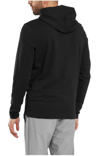 FootJoy Ottoman Jacquard Hoodie pánská mikina, černá