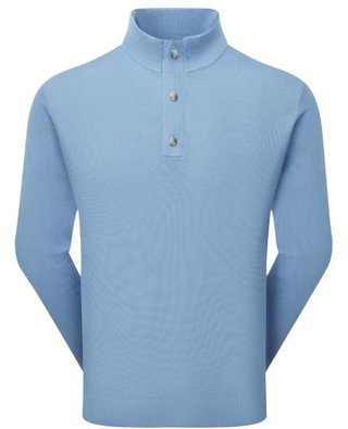 FootJoy Drirelease Button Placket pánský svetr, modrý