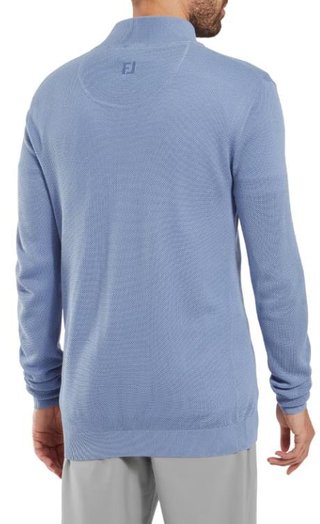 FootJoy Drirelease Button Placket pánský svetr, modrý