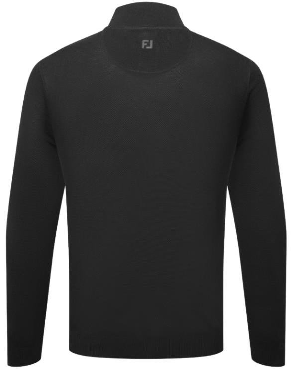 FootJoy Drirelease Button Placket pánský svetr, černý