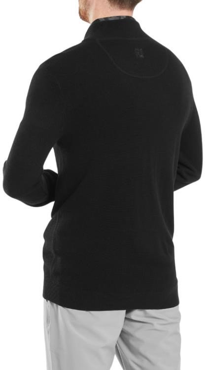 FootJoy Drirelease Button Placket pánský svetr, černý