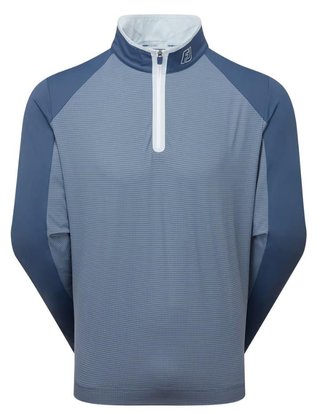 FootJoy TempoSeries Mixed Texture Chill-Out pánská mikina, tmavě modrá