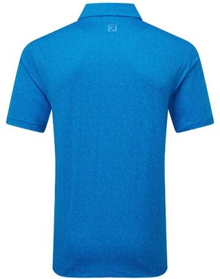 FootJoy Painted Floral Lisle pánské polo, modré