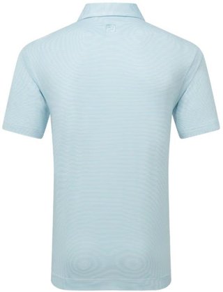 FootJoy Micro Feeder Stripe Lisle pánské polo, modro/bílé
