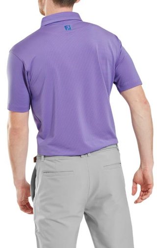 FootJoy Micro Feeder Stripe Lisle pánské polo, marine/pink