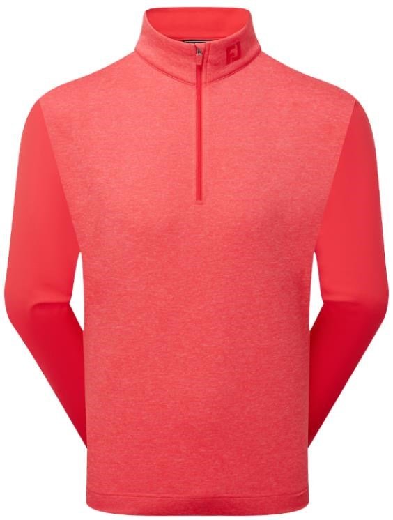 FootJoy Tonal Heather Chill-Out pánská mikina, červená