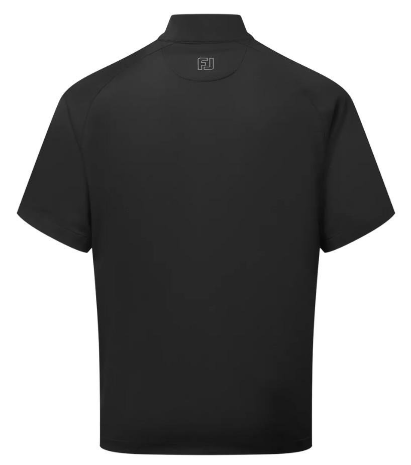 FootJoy Zephyr Short Sleeve Windshirt pánská bunda s krátkým rukávem, černá