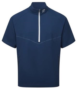 FootJoy Zephyr Short Sleeve Windshirt pánská bunda s krátkým rukávem, modrá