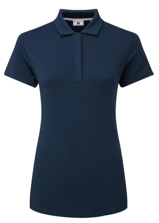 FootJoy Jacquard SS Shirt dámské polo, tmavě modré