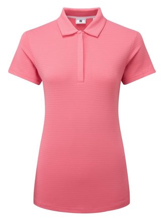 FootJoy Jacquard SS Shirt dámské polo, růžové
