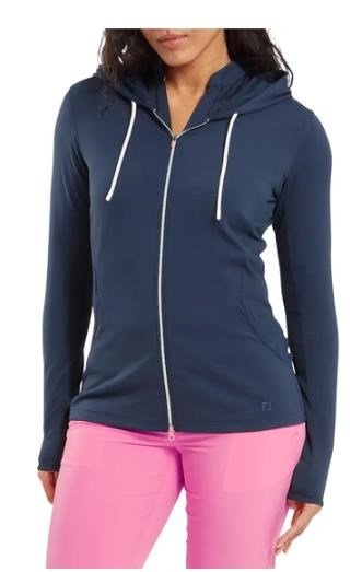 FootJoy Full-Zip Double Knit dámská mikina, modrá