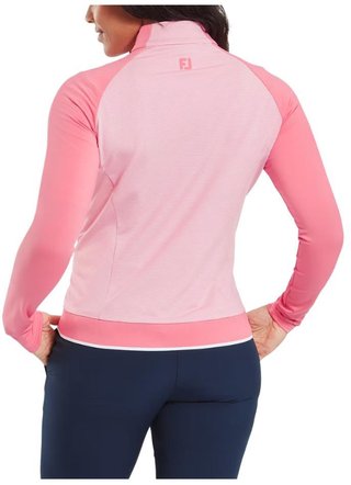 FootJoy 1/4-Zip Midlayer dámská mikina, růžová