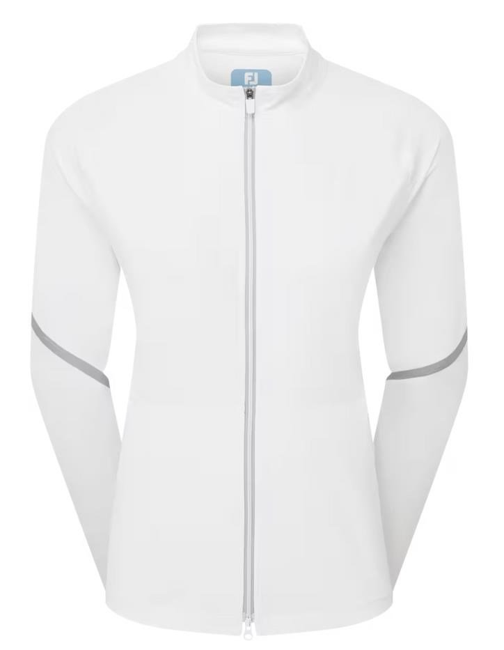 FootJoy TempoSeries Full-Zip dámská bunda, bílo/šedá