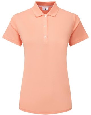 FootJoy Stretch Pique Solid dámské polo, papaya