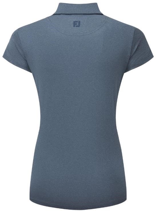 FootJoy Cap Sleeve Lisle dámské polo, heather navy