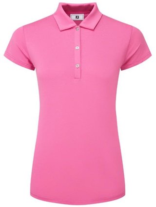 FootJoy Cap Sleeve Lisle dámské polo, růžové