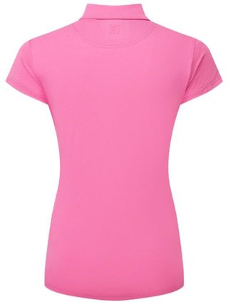 FootJoy Cap Sleeve Lisle dámské polo, růžové