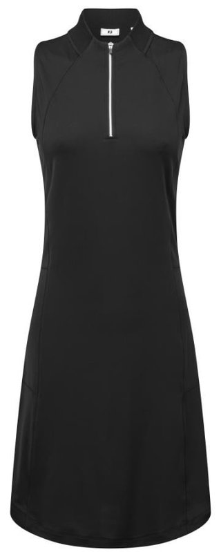 FootJoy 1/4-Zip Sleeveless golfové šaty, černé