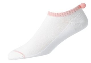 FootJoy ProDry Pom-Pom dámské ponožky, 1pár, bílé