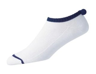 FootJoy Pro-Dry Pom-Pom dámské ponožky, 1pár, bílé
