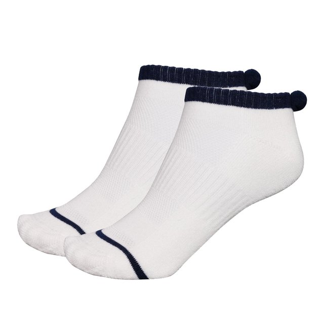 FootJoy Pro-Dry Pom-Pom dámské ponožky, 1pár, bílé