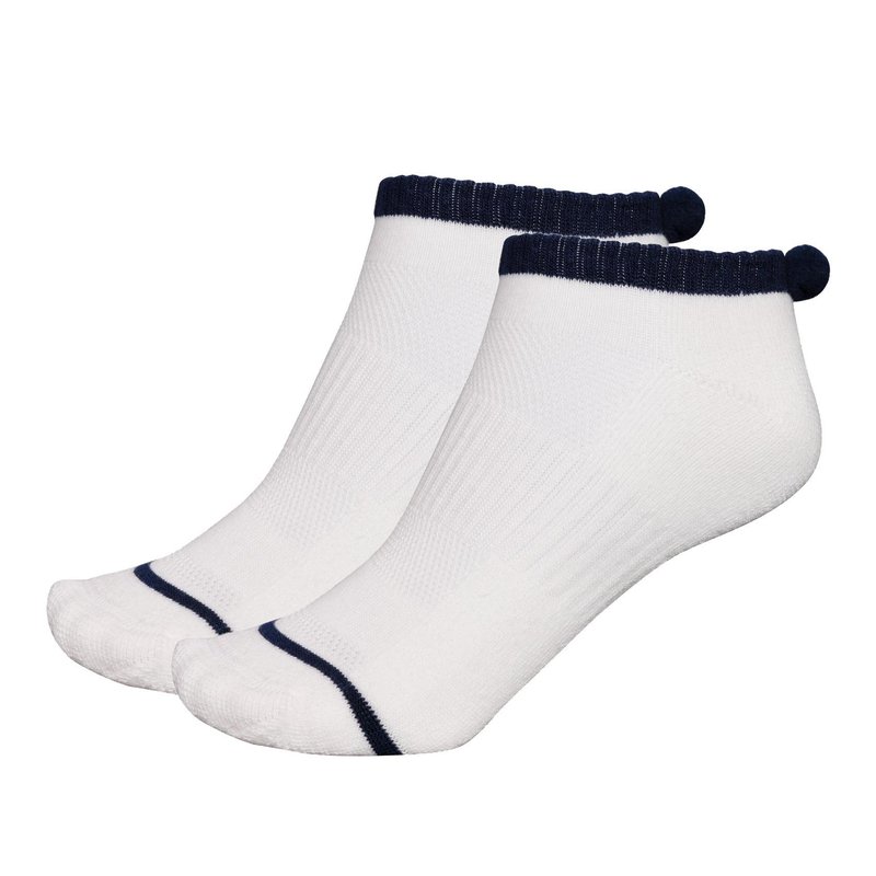 FootJoy Pro-Dry Pom-Pom dámské ponožky, 1pár, bílé