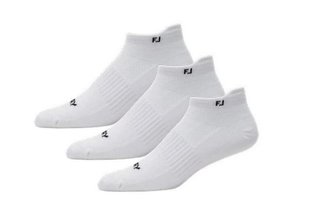 FootJoy ProDry Lightweight dámské ponožky, 3páry, bílé