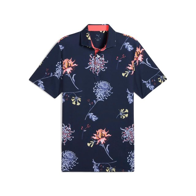 Puma MATTR Dahlia pánské polo, deep navy/blue horizon