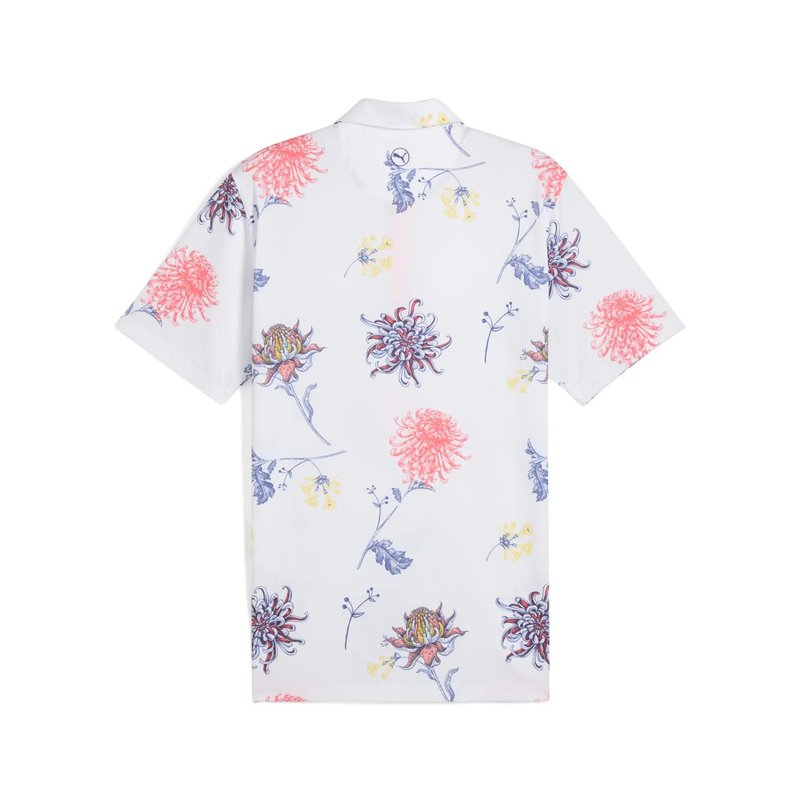 Puma MATTR Dahlia pánské polo, white glow/peach frost