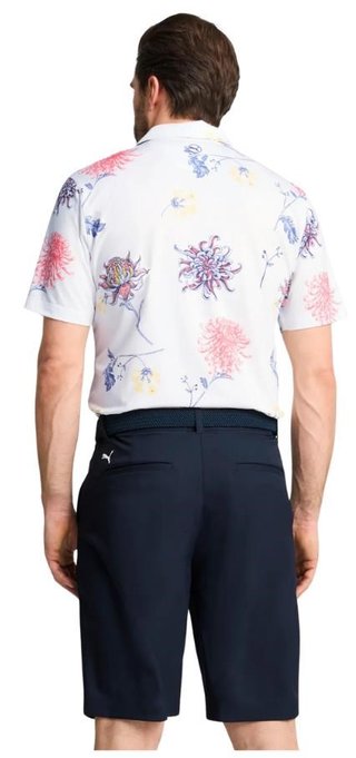 Puma MATTR Dahlia pánské polo, white glow/peach frost