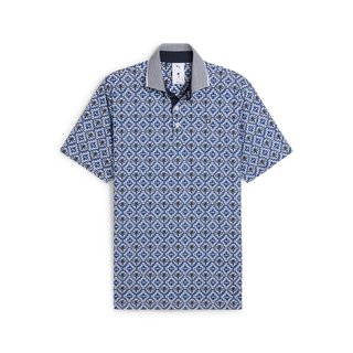 Puma X PTC Tile pánské polo, bílo/modré
