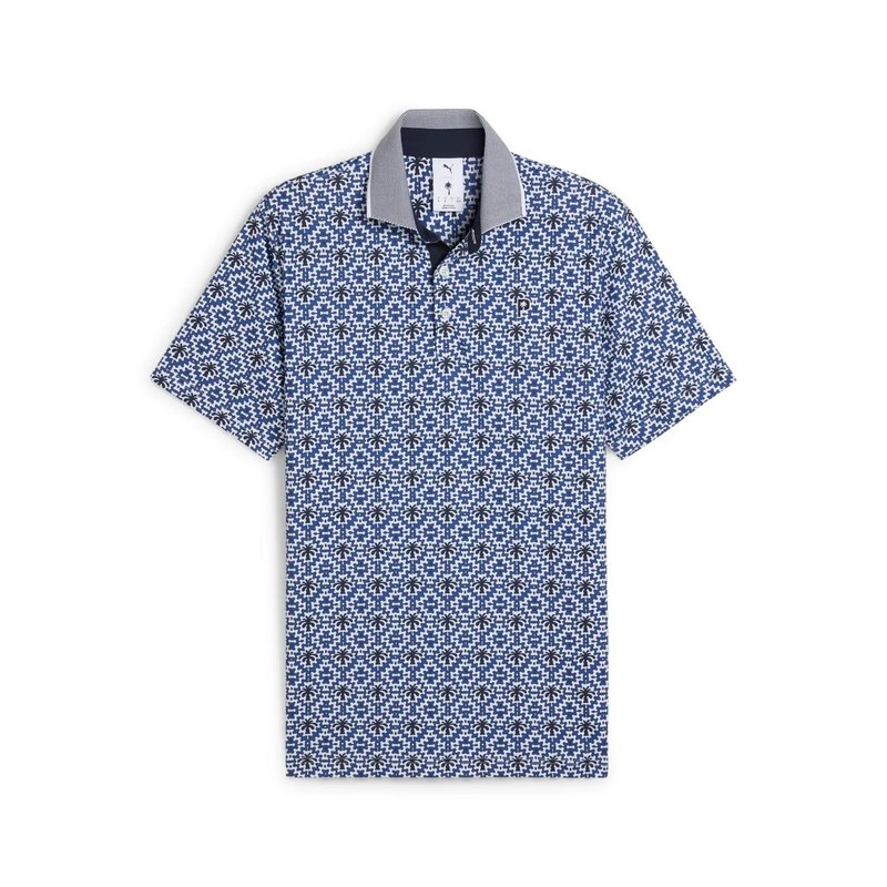 Puma X PTC Tile pánské polo, bílo/modré