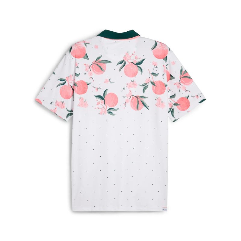 Puma MATTR Beautiful Game pánské polo, glow/pink fruit