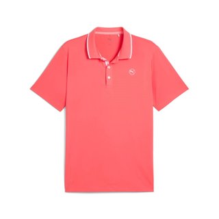 Puma Mattr Elevated Solid pánské polo, peach frost