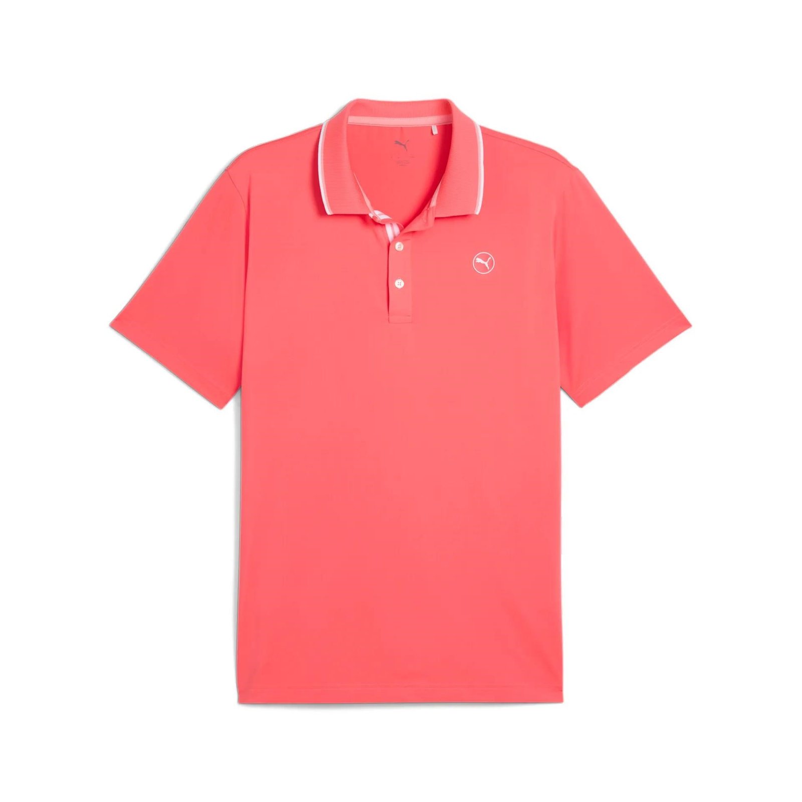 Puma Mattr Elevated Solid pánské polo, peach frost