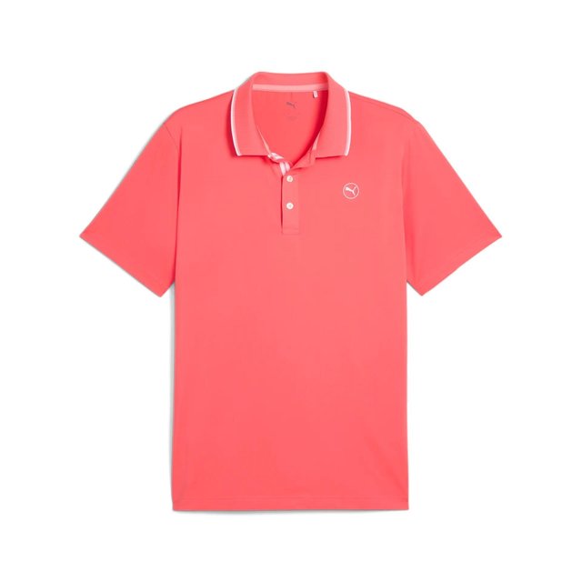 Puma Mattr Elevated Solid pánské polo, peach frost
