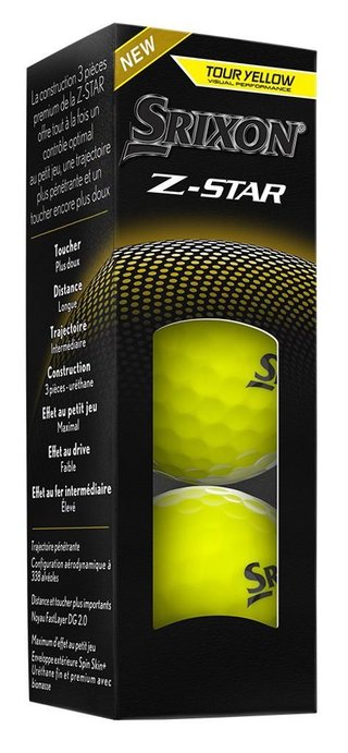 Srixon Z-STAR golfové míčky, žluté