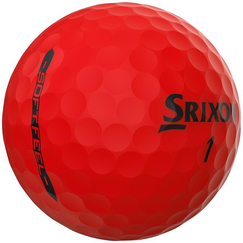 Srixon Soft Feel Brite golfové míčky, červené