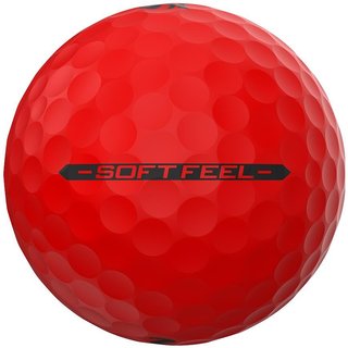 Srixon Soft Feel Brite golfové míčky, červené