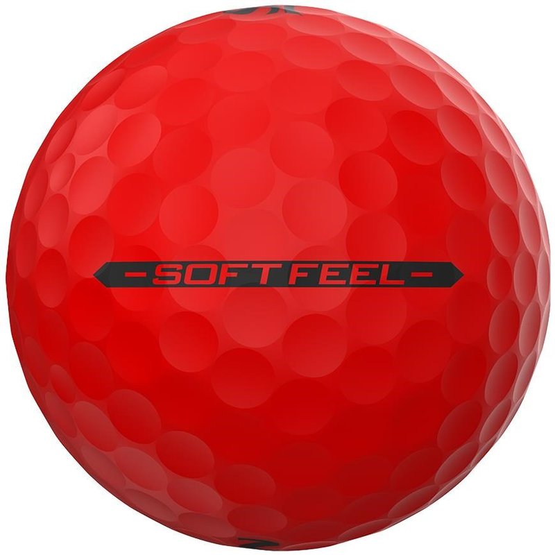 Srixon Soft Feel Brite golfové míčky, červené