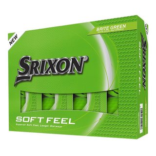 Srixon Soft Feel Brite golfové míčky, zelené