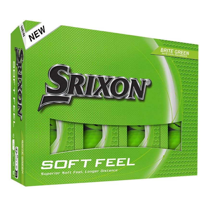 Srixon Soft Feel Brite golfové míčky, zelené