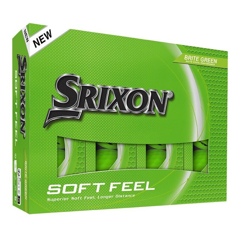 Srixon Soft Feel Brite golfové míčky, zelené