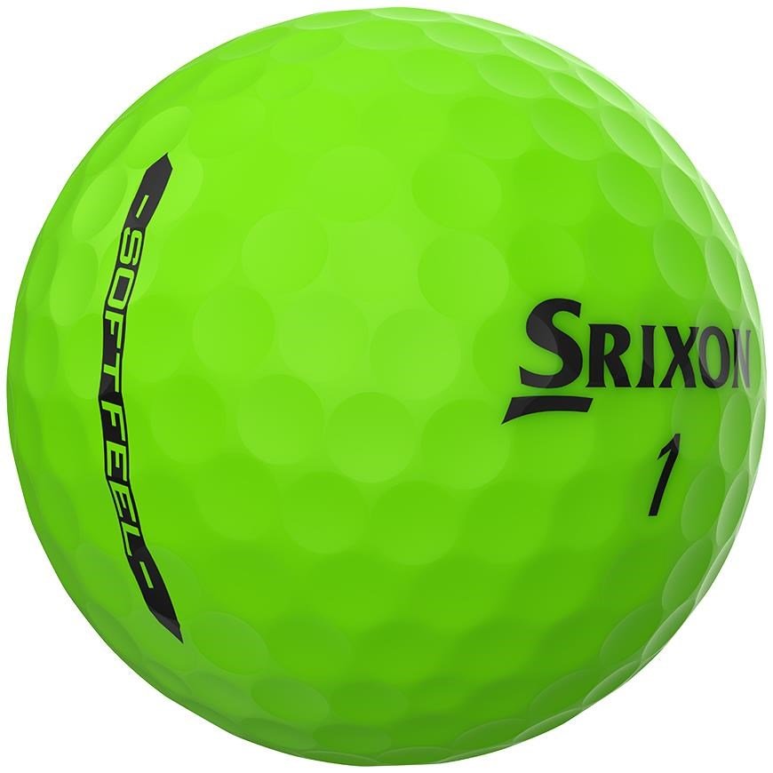 Srixon Soft Feel Brite golfové míčky, zelené