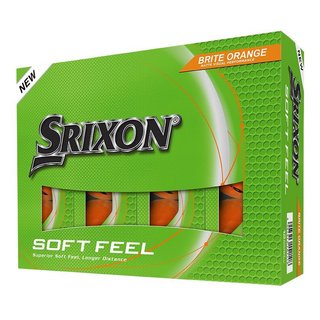 Srixon Soft Feel Brite golfové míčky, oranžová
