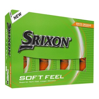Srixon Soft Feel Brite golfové míčky, oranžová