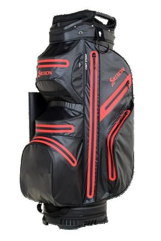 Srixon Waterproof cart bag, černo/červený