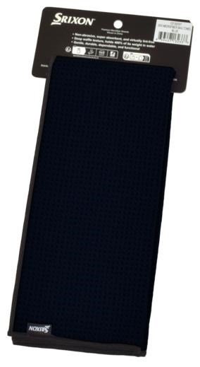 Srixon Tri-Fold MicroFibre ručník, černý