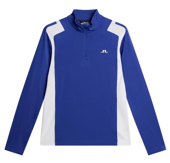 J.Lindeberg Lukas Quarter Zip Mid layer pánská mikina, modrá